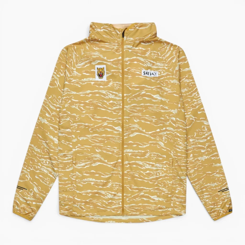 Chaqueta SAYSKY Tiger Pace Jacket Yellow Camo para running