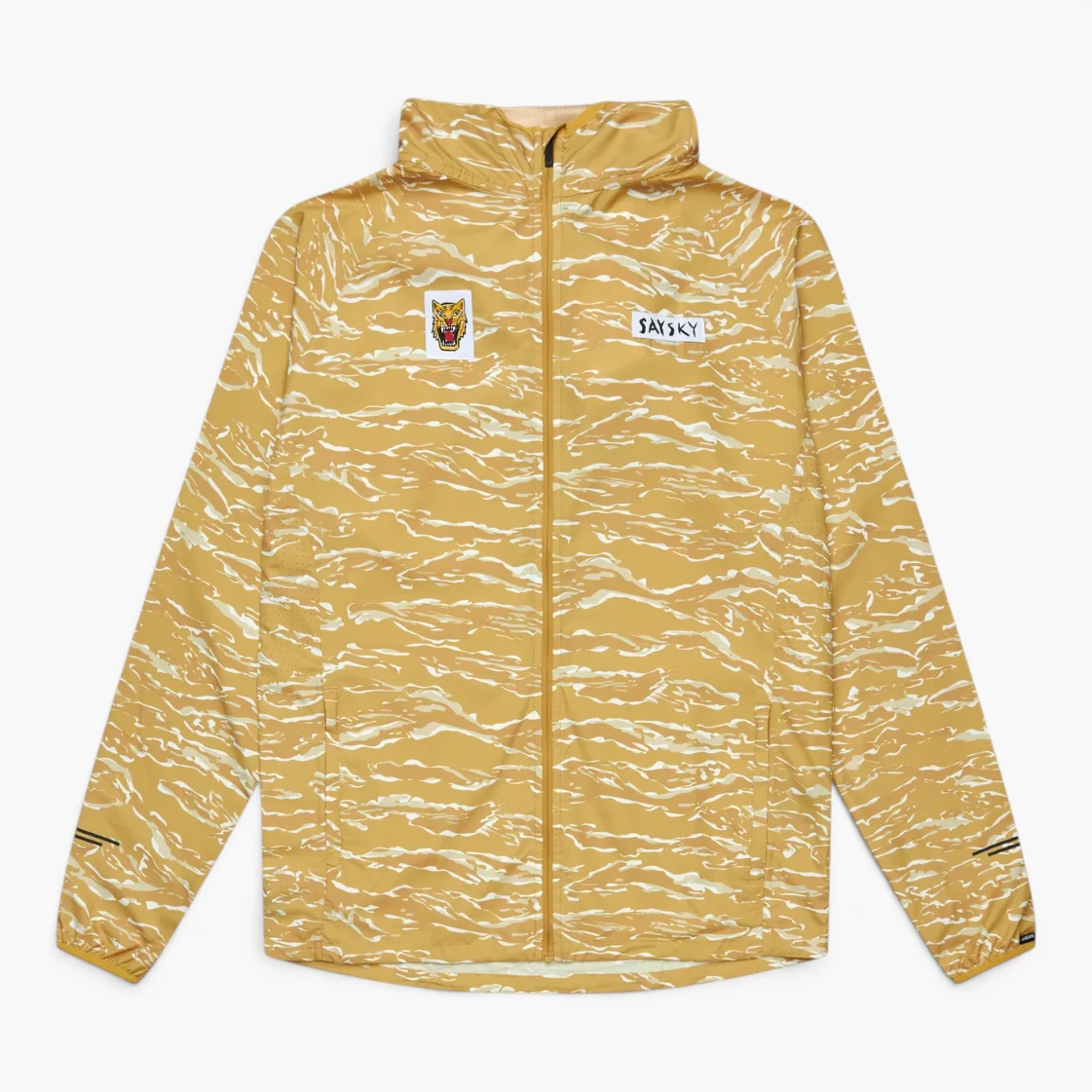 Chaqueta SAYSKY Tiger Pace Jacket Yellow Camo para running