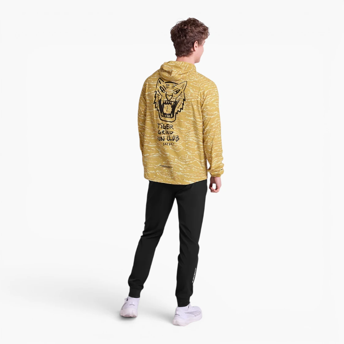Chaqueta SAYSKY Tiger Pace Jacket Yellow Camo para running