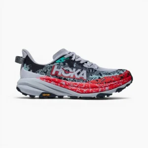 ZAPATILLA HOKA SPEEDGOAT 6 AZUL & ROJA- OUTLET