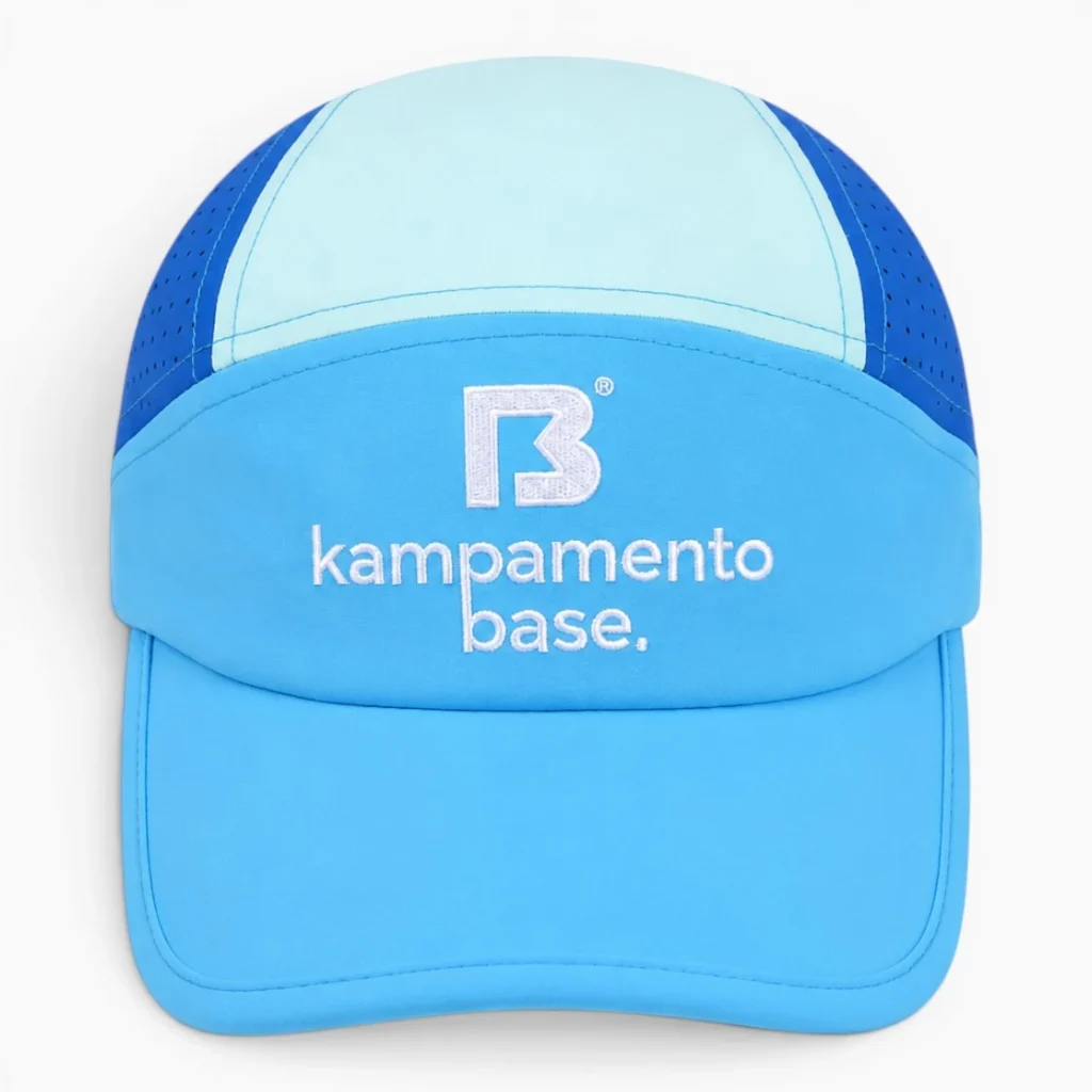 gorras para trail running de edicion limitada de kampamento base