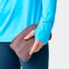 cortavientos marron de brooks para hombre