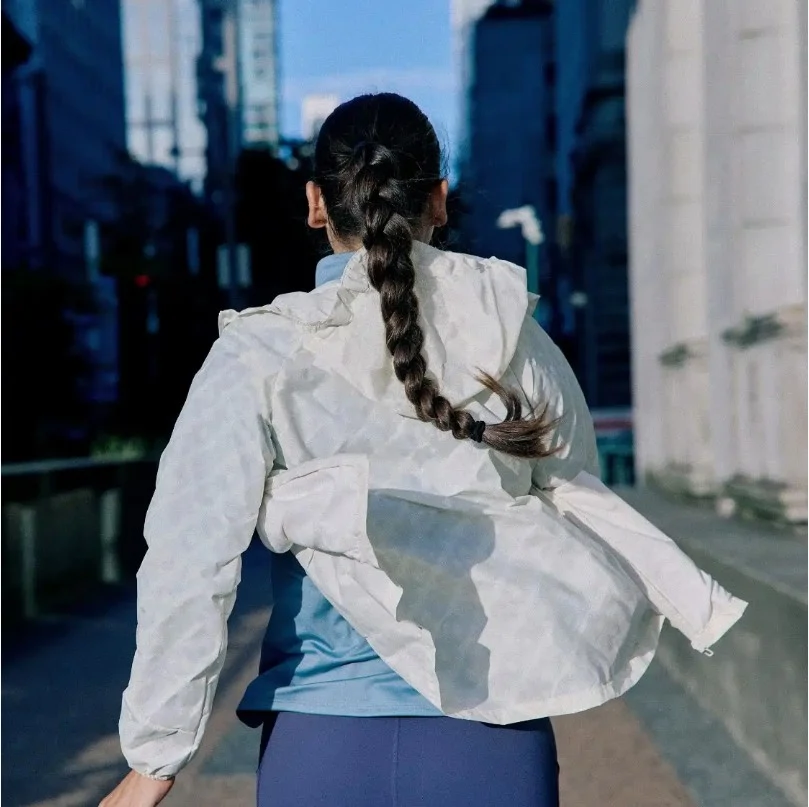 Estampado reflectante de la Brooks Canopy Reflective Jacket Mujer